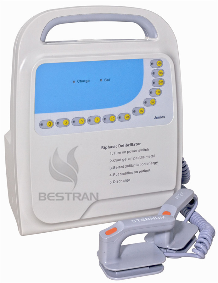 Defibrillator/biphasic