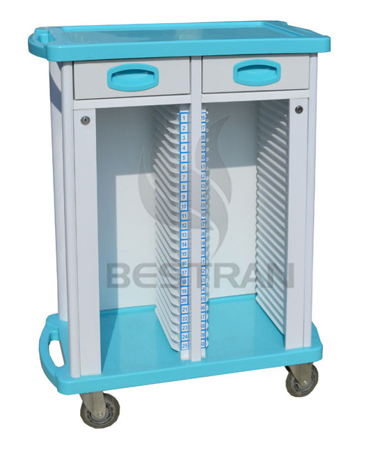 ABS Patient Record Trolley