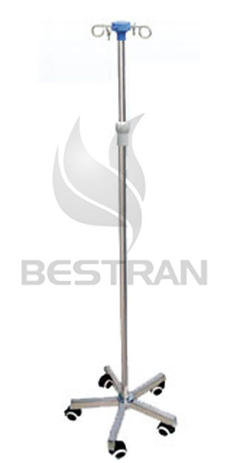 Stainless steel IV pole 