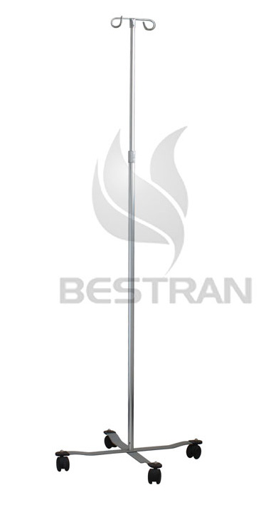 Stainless steel IV pole 