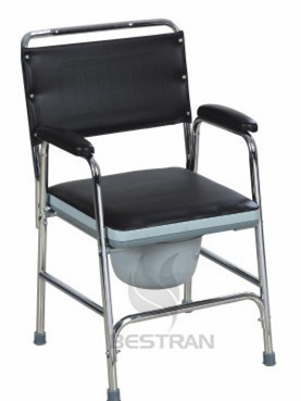 Steel commode chair