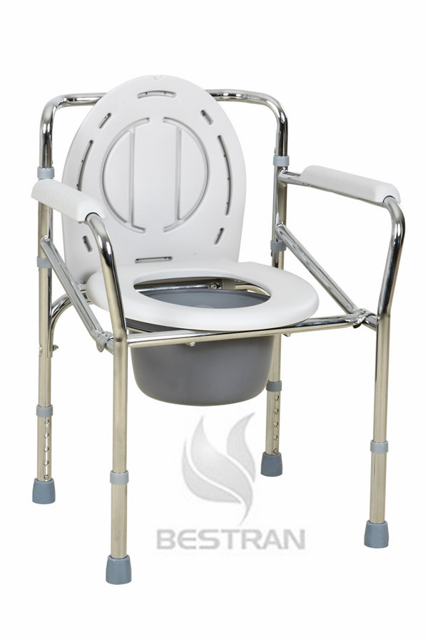 Steel commode chair