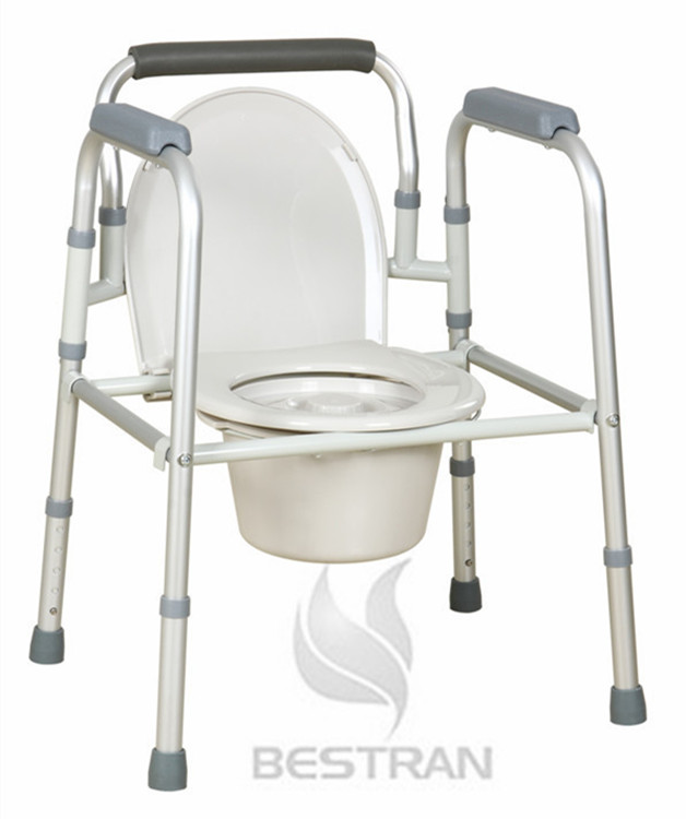 Steel commode chair