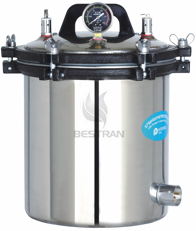 Portable pressure steam sterilizer  