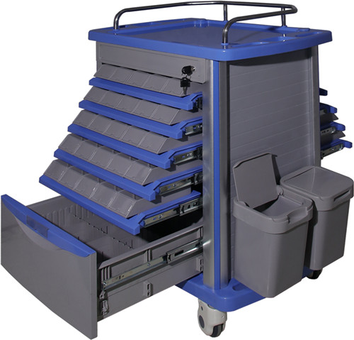 Dual-side ABS Medicine Trolley