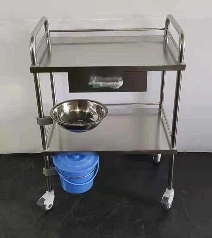 Stainless Steel Medical Dressing trolley