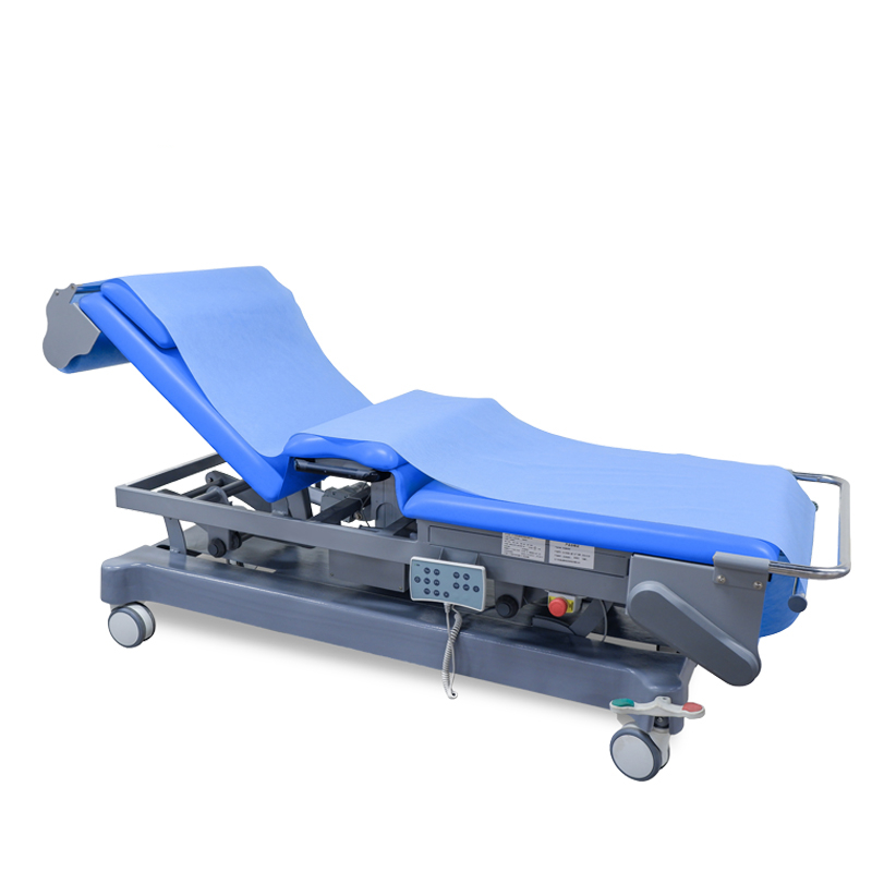 Electric ultrasound examination bed