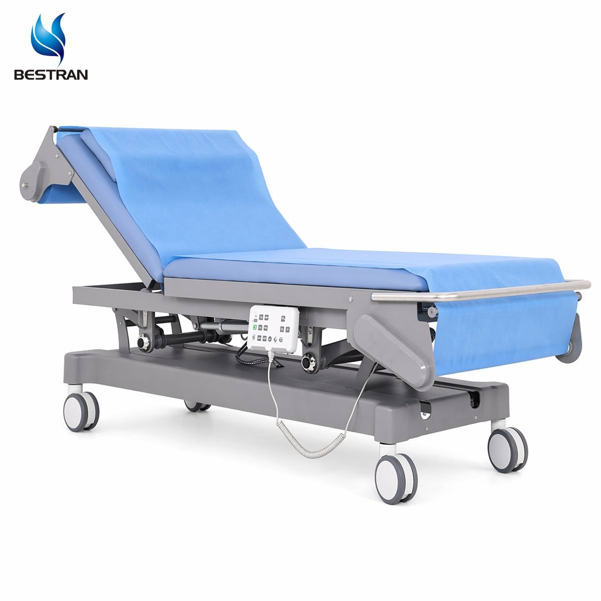 Electric ultrasound examination bed