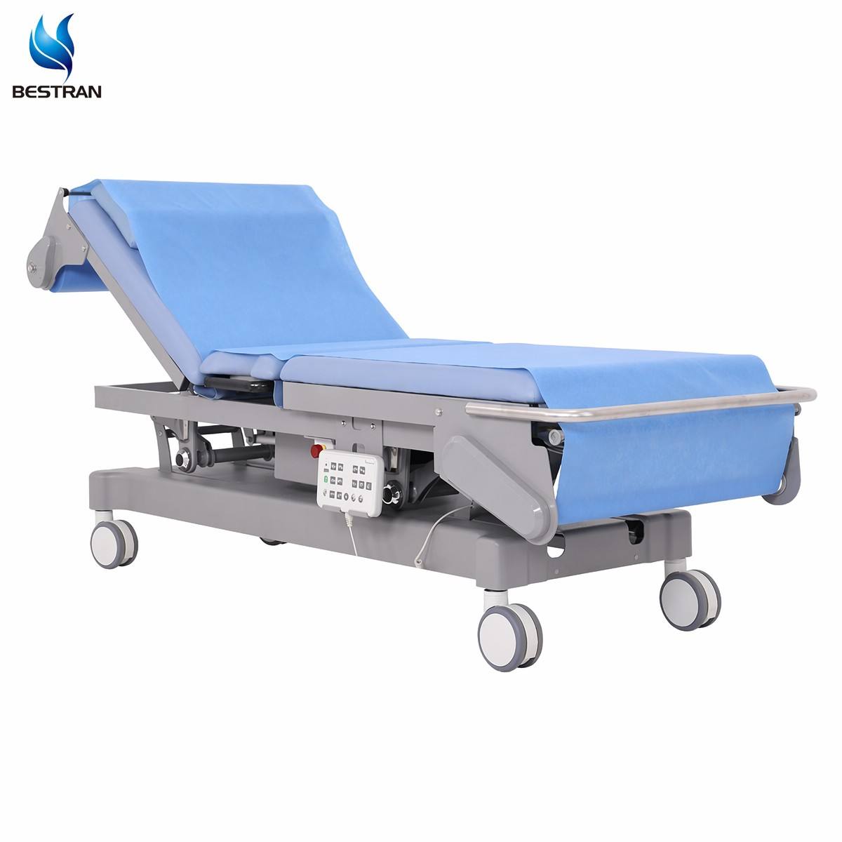 Electric ultrasound examination bed