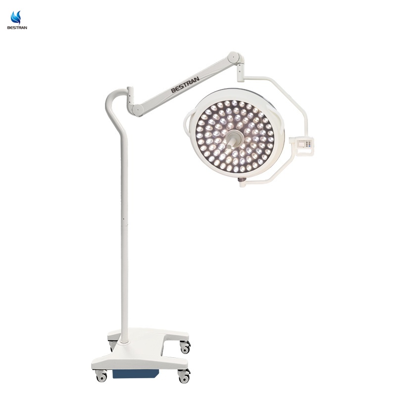 Mobile LED Operating Lamp | 160000Lux Portable Surgical Shadowless Light with Emergency Battery