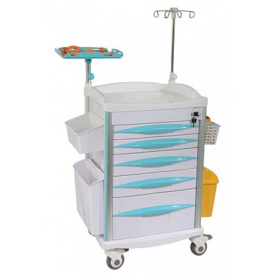 Emergency Trolley Hospital Crash Cart|Emergency Trolley Hospital Crash