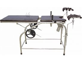 Manual gynecology table