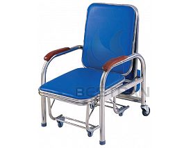 Stainless steel Attendant Chair