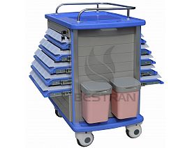 ABS Medicine Trolley