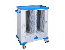 Steel Patient Record Trolley