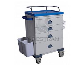 Steel Anesthesia Trolley