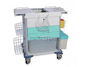 Steel Anesthesia Trolley