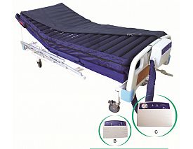 Alternating pressure air mattress