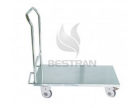 Trolley with flat plate