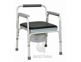 Steel commode chair