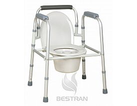 Steel commode chair