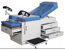 Gynecology obstetric examination couch
