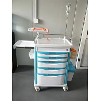 Hospital medical Emergency Trolley 