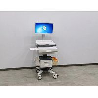 Doctor computer trolley