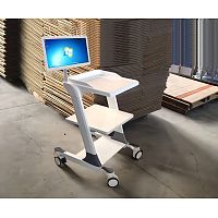 Doctor workstation computer trolley