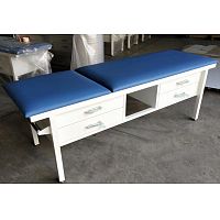 Exam table with drawers