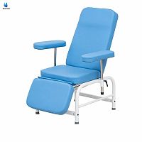 Manual Phlebotomy Chair with Adjustable Arm Support for Blood Collection