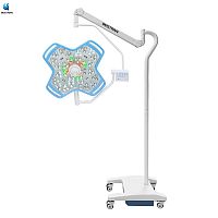 Mobile LED Surgical Light with 160,000 Lux, Electronic Focusing and Backup Battery