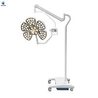 Mobile LED Surgical Operating Light | 160,000 Lux Shadowless OT Lamp with Battery Backup