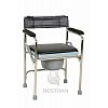 Steel commode chair