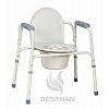 Steel commode chair