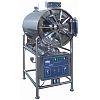 Horizontal cylindrical pressure steam sterilizer