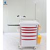 Hospital medical Emergency Trolley 