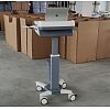 Laptop doctor workstation trolley