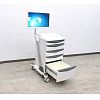 Doctor workstation computer trolley