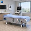Electric Ultrasound Examination Bed with Automatic Paper Roll System and Storage Cabinet