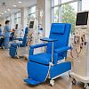 Manual Dialysis Chair with Gas Spring Adjustment and Trendelenburg Position