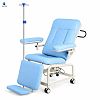 Manual Phlebotomy Chair with Swing-Out Arm Board for Blood Collection