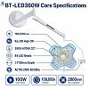 Wall Mounted LED Surgical Light with Electronic Focusing and 160,000 Lux