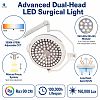 Mobile LED Operating Lamp | 160000Lux Portable Surgical Shadowless Light with Emergency Battery
