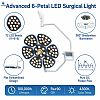 Mobile LED Surgical Light with 160,000 Lux & 5-Hour Backup Battery