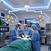 Ceiling Mounted Double LED Shadowless Operating Lamp for Modern Operating Rooms