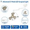 Single Head LED Surgical Operating Light | 120,000 Lux Shadowless OT Lamp